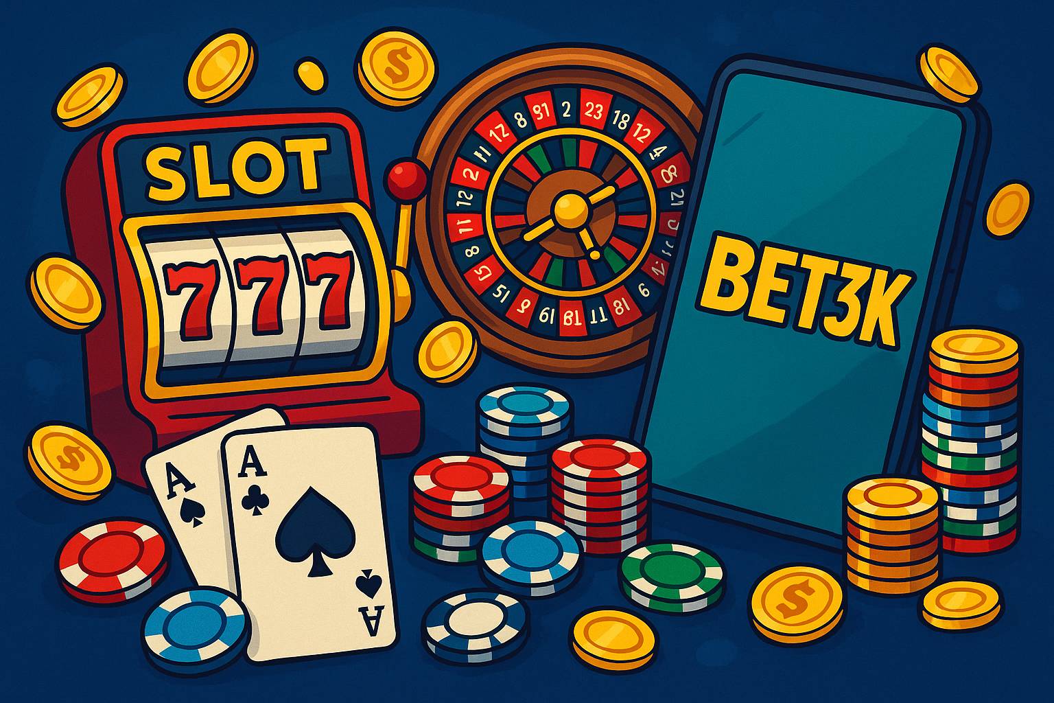 Jogos de cassino online inovadores e emocionantes na BET3K