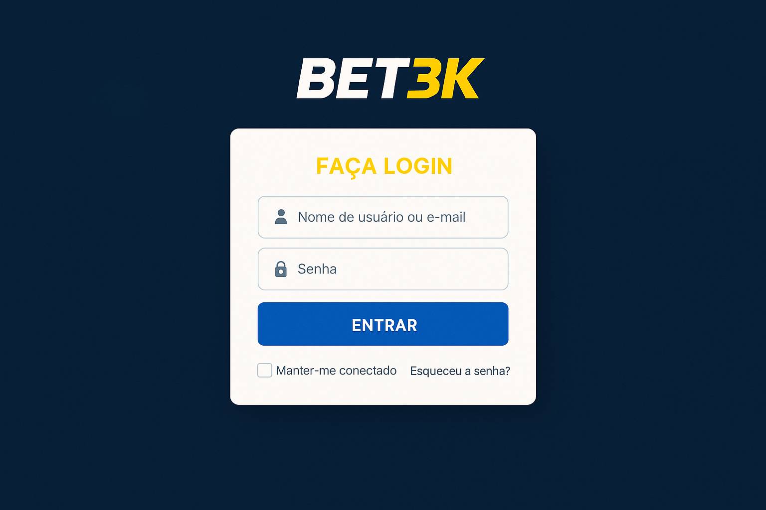 Login no Cassino BET3K